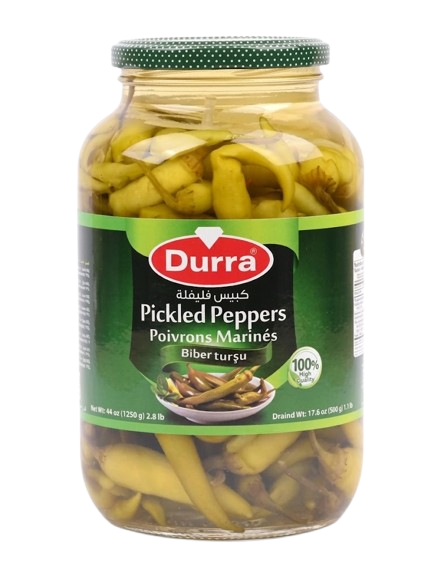 Durra Biber Tursu/ Tulinen Chilipaprika Suolaliemessä 600g - Pepperonisäilyke - 21250 - 1