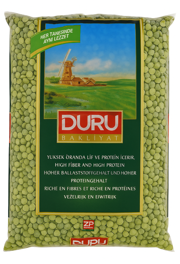 Duru Green Broken Peas/Murskattu vihreä herne 1kg 716 - Kuivatut pavut - 15740 - 1