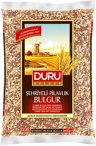 Duru Sehriyeli Pilavlik Bulgur / Karkea bulgur riisin kanssa 1KG - Bulgur - 2260 - 1