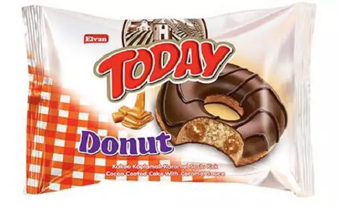 Elvan Today Donut Caramel / Kinuski donitsikakku 50g - Täytekeksit ja vohvelit - 13810 - 1