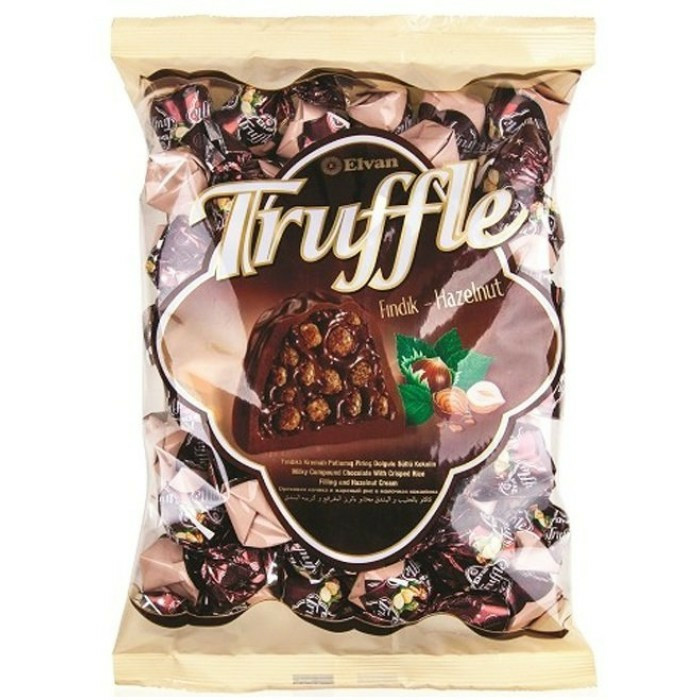 Elvan Truffle Hazelnut / Hasselpähkinä konvehti 800g - Konvehdit - 2370 - 1