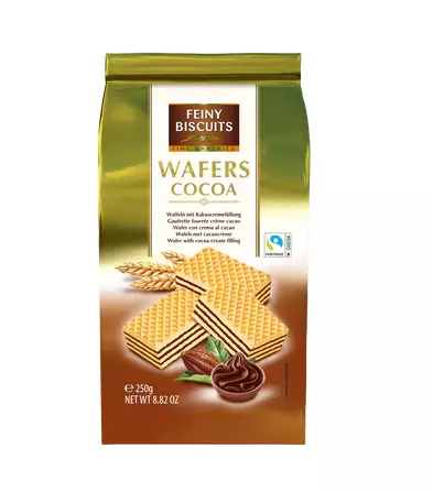 Feiny Biscuits Vohveli Kaakaotäytteellä 250g - Täytekeksit ja vohvelit - 13920 - 1