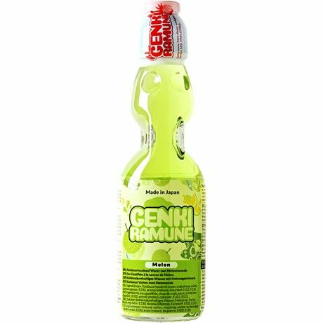Genki Ramune Melon 200ml CAM - Limonadit ja virvoitusjuomat - 8570 - 1