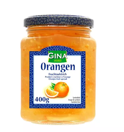 Gina Orange Spread/ Appelsiiniilevite 400g - Makeat levitteet ja pähkinälevitteet - 15180 - 1