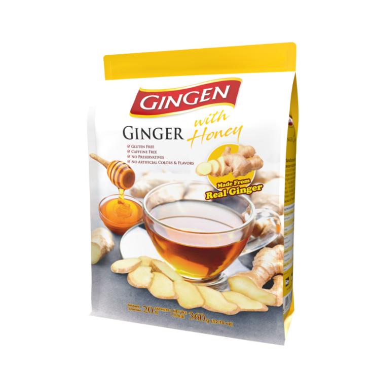 Gingen Ginger with Honey Tea/ Inkivääri-Hunajatee 360g - Terveys teet - 20700 - 1