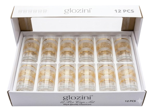 Glozini Teelasisetti 12kpl - Astiat ja aterimet - 20520 - 1