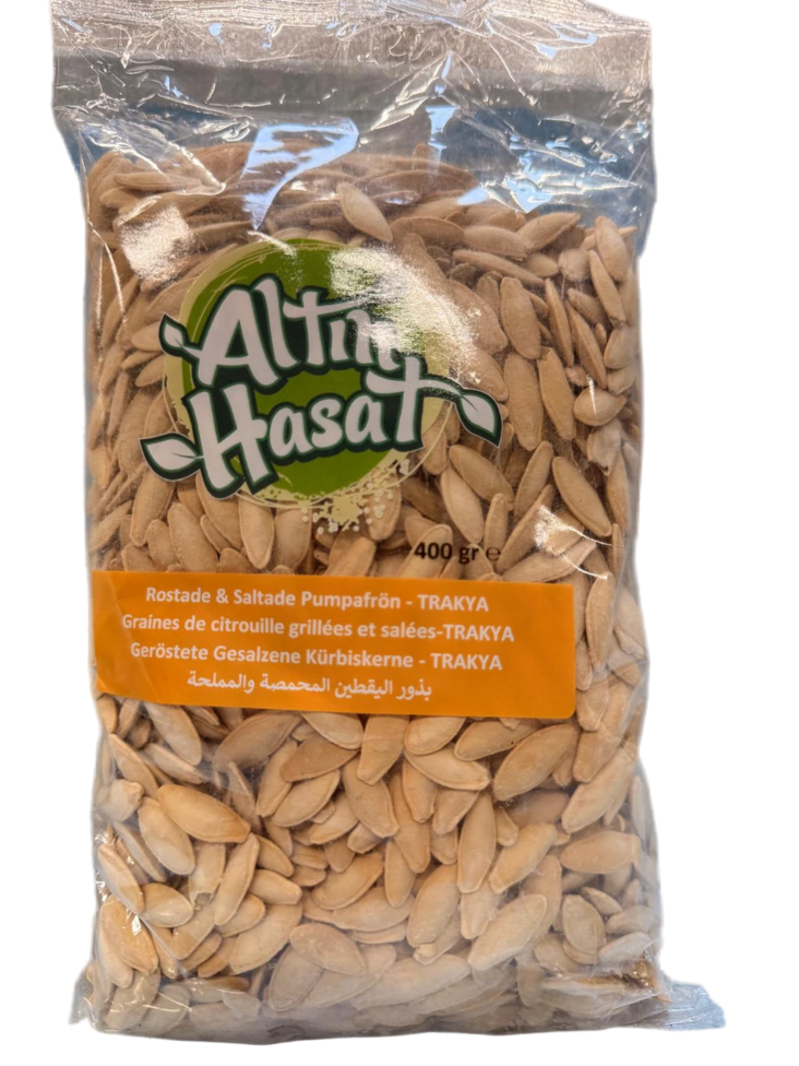 Gold Harvest Kurpitsasiemenet Paahdettu&Suolattu TRAKYA 400g - Siemenet - 18620 - 1