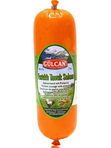Gulcan Fistikli Tavuk Salam / Kana salaami pistaasilla 400g - Kana leikkeleet ja makkarat - 18790 - 1