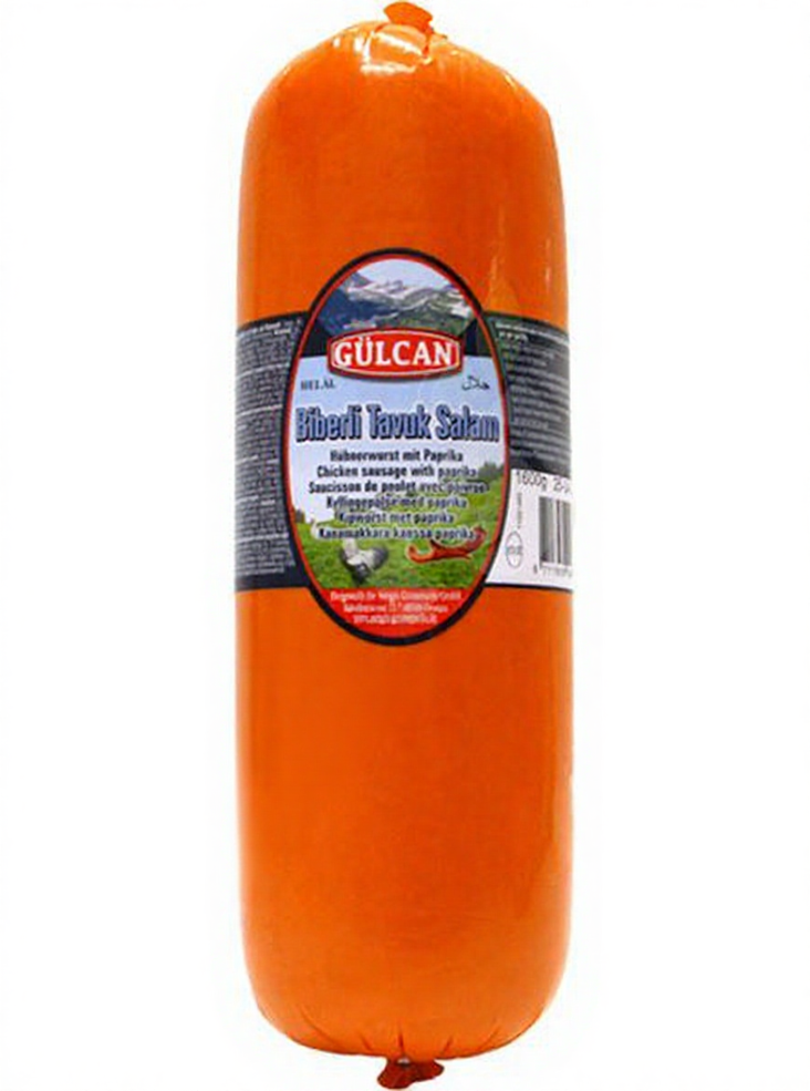 Gulcan Salam Biberli Tavuk / Kana salaami paprikalla 1,6Kg - Kana leikkeleet ja makkarat - 19310 - 1