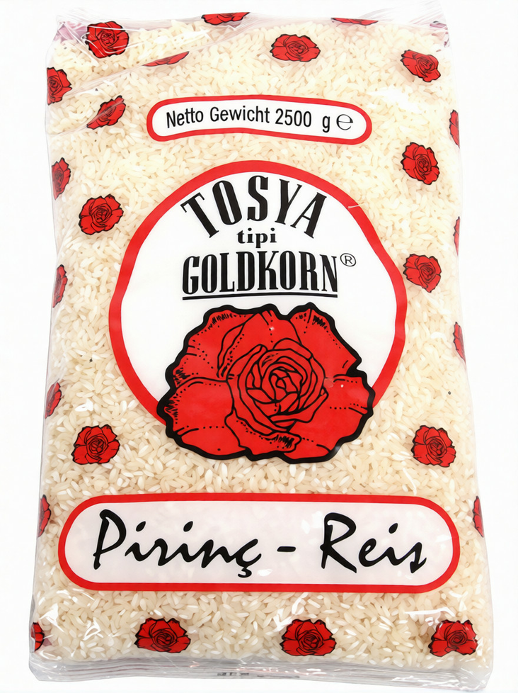 Gullu Tosya Tipi Goldkorn Pirinc-Reis / Riisi 2,5Kg - Tummat ja täysjyväriisit - 2960 - 1