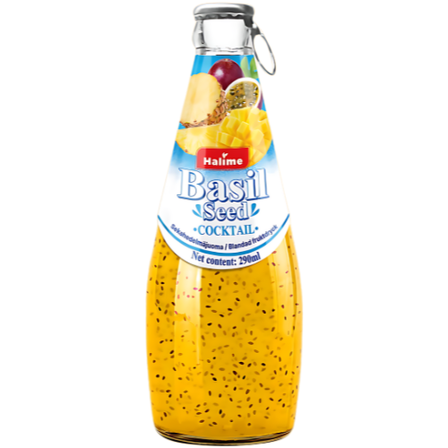 Halime Basil Seed Drink Cocktail / Sekahedelmäjuoma 290ml CAM - Limonadit ja virvoitusjuomat - 11830 - 1