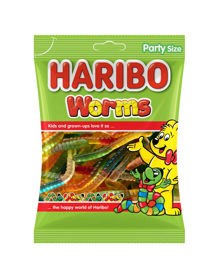 Haribo Worms Solucan Karkkipussi 80g - Irtomakeiset - 3120 - 1