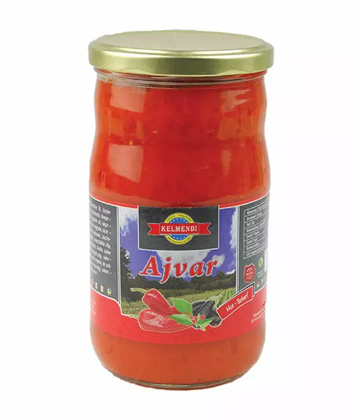 Kelmendi Ajvar Aci/ Paprikatahna Tulinen 720g - Tomaatti- ja paprikasäilykkeet - 3320 - 1