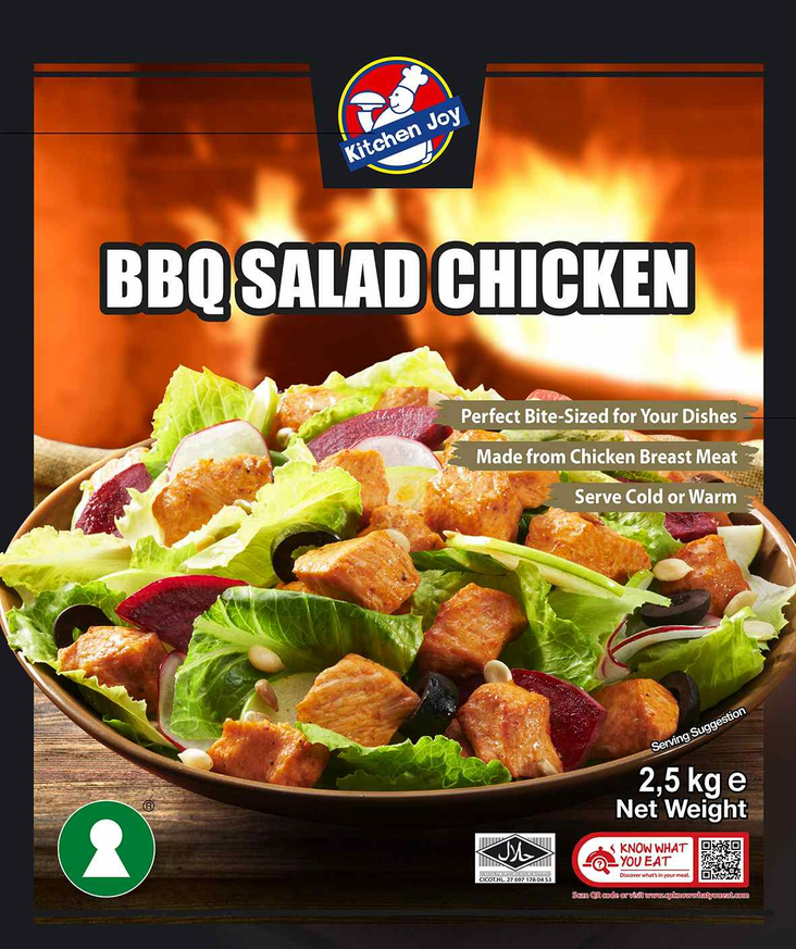 Kitchen Joy BBQ Salad Chicken / Kanasalaatti 2,5kg - Kana pakasteet - 9240 - 1