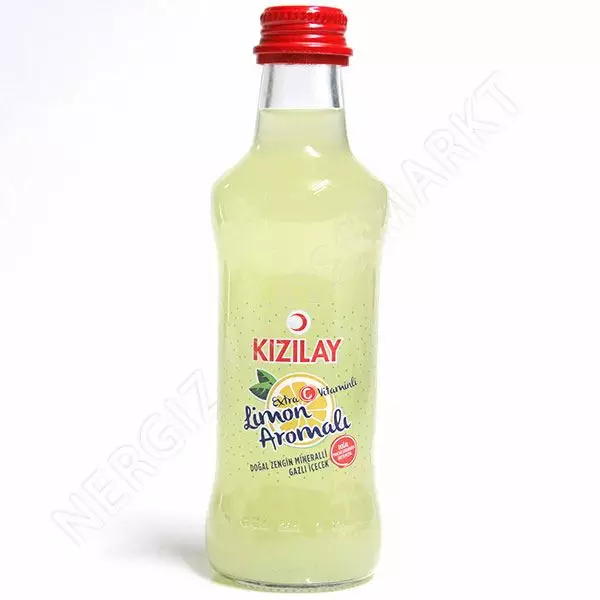 Kizilay Limon Soda / Kivennäisvesi sitruuna 250ml CAM - Kivennäis- ja lähdevedet - 9060 - 1
