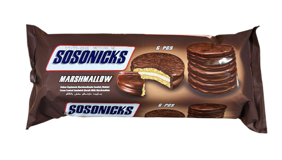 Lark Sosonicks Biscuit w Marsmellow / Vaahtokarkki suklaatäytteellä 180g - Täytekeksit ja vohvelit - 20250 - 1