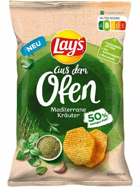 Lay's Aus Dem Ofen Mediterrane Kräuter 100g - Sipsit - 9530 - 1