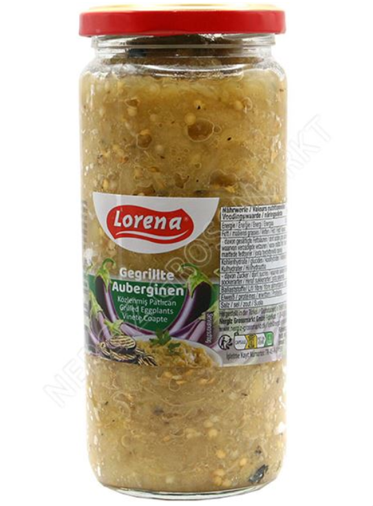 Lorena Grilled Eggplants / Grillattu Munakoiso 420g CAM - Vihannessäilykkeet - 16490 - 1