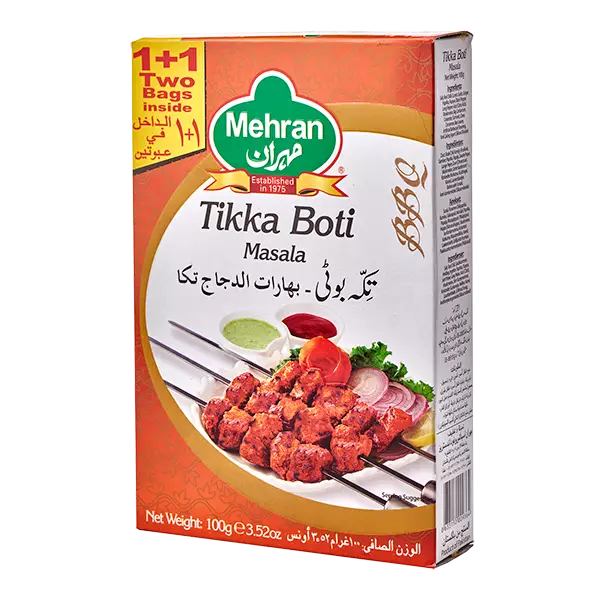 Mehran Tikka Boti Mausteseos 100g - Maustesekoitukset - 8220 - 1