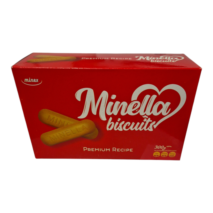 Minex Minella Biscuit Keksi 300g - Täytekeksit ja vohvelit - 16790 - 1