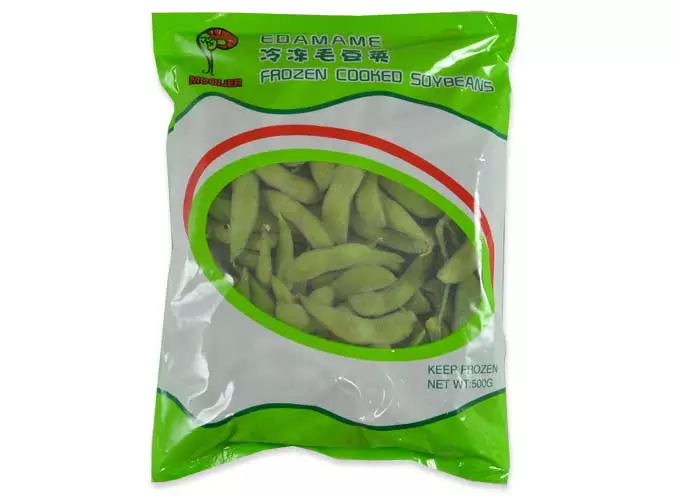 Mooijer Frozen Cooked Soybeans/ Keitetyt soijapavut 500g - Pakaste vihannekset - 3930 - 1
