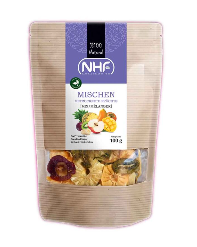NHF Dried Mixed Fruits / Kuivattu Sekahedelmä 200g - Kuivatut hedelmät - 12390 - 1