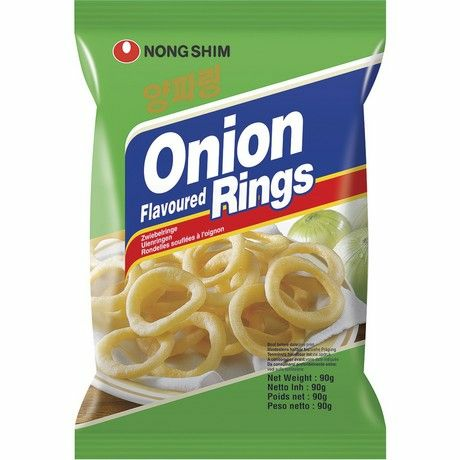 Nongshim Onion Flavored Rings / Sipulirenkaat 90g - Sipsit - 9640 - 1