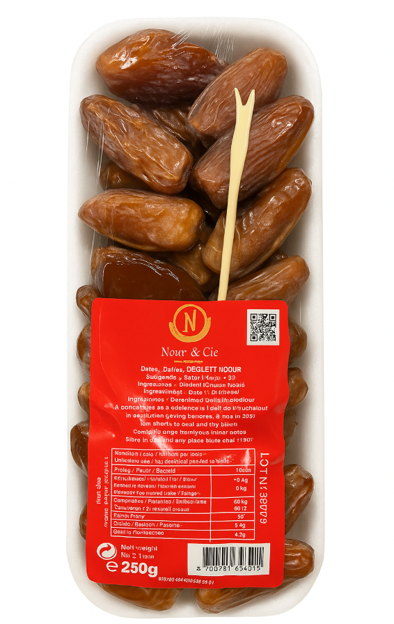 Nouri Dates Degle/ Taateli 250g - Kuivatut hedelmät - 15780 - 1
