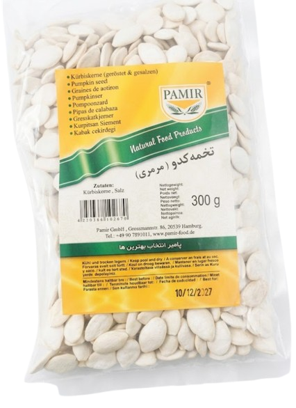 Pamir Pumpkin Seeds / Paahdettu&suolattu kurpitsasiemenet 300g - Siemenet - 19950 - 1