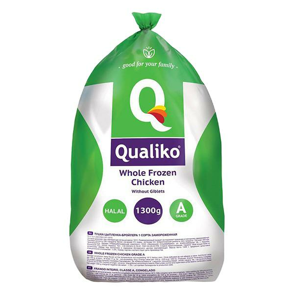 Qualiko Whole Chicken / Kokonainen Broileri 1300g - Kana pakasteet - 12540 - 1