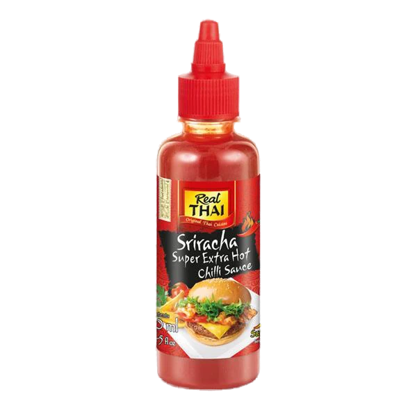 Real Thai Sriracha Super Extra Hot Chilli Sauce / Chilikastike 280g - Chili-kastikkeet - 19210 - 1