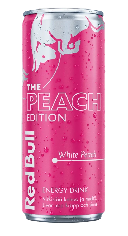 Red Bull Peach White Energiajuoma 250ml - Energiajuomat - 19410 - 1