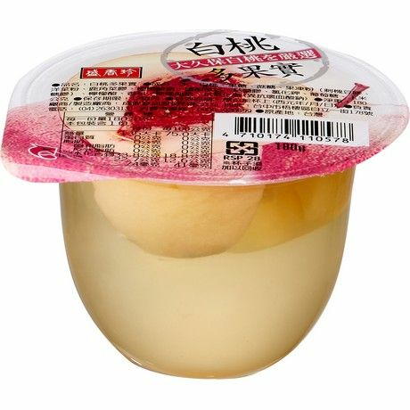 Sheng Xiang Zhen Fruit Jelly White Peach / Hedelmähyytelö Persikka 180g - Konvehdit - 10170 - 1