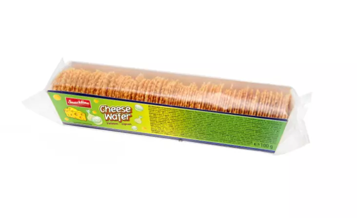 Snackline Cheese Wafer Onion Keksi 100g - Täytekeksit ja vohvelit - 14870 - 1
