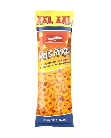 Snackline Mais Rings Pizza XXL Sipsi 300g - Sipsit - 14670 - 1