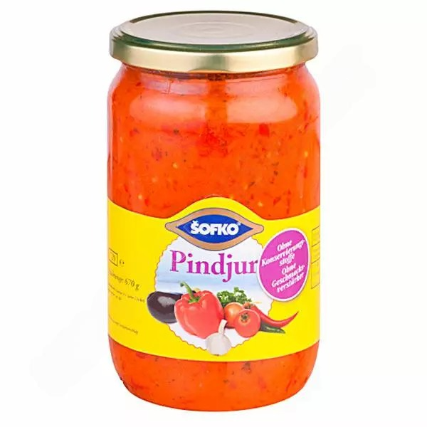 Sofko Pindjur 720g - Tomaatti- ja paprikasäilykkeet - 14000 - 1