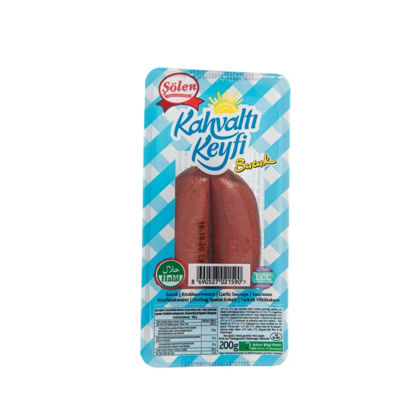 Sölen Kahvalti Keyfi Parmak Sucuk / Valkosipulimakkara 200g - Sucuk makkarat - 6950 - 1