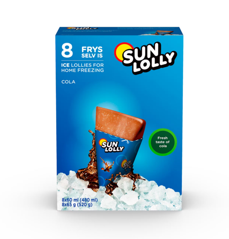 Sun Lolly Mehujää Cola 8x60ml - Mehut ja nektarit - 17440 - 1