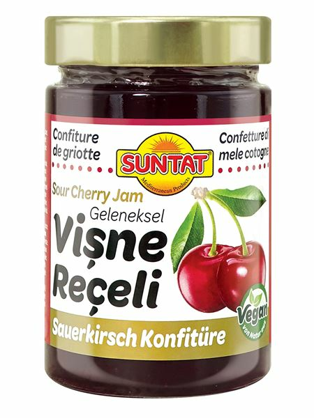 Suntat Sour Cherry Jam/ Kirsikkahillo 380g CAM - Hillot - 19570 - 1