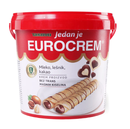 Takovo Eurocrem Maitosuklaa Levite 1000g - Makeat levitteet ja pähkinälevitteet - 4680 - 1