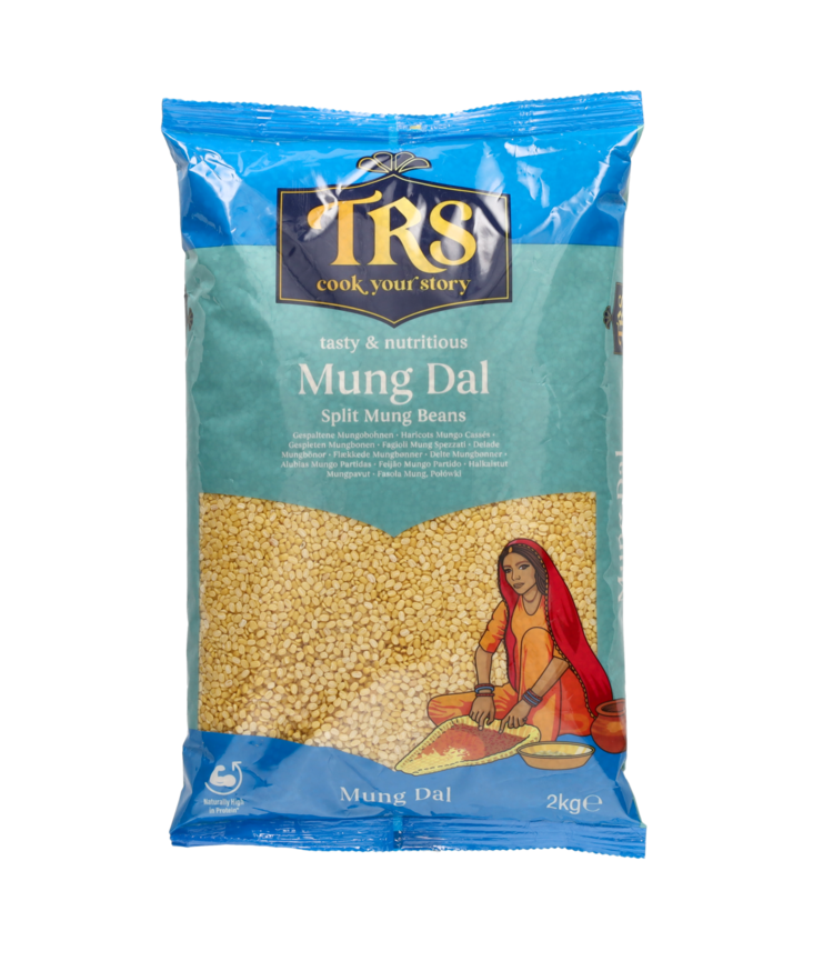 TRS Mung Dal/ Halkaistut Mungpavut 2Kg - Kuivatut pavut - 8280 - 1