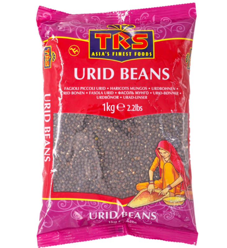 TRS Urid Beans/ Kokonaiset Urid Pavut 1KG - Kuivatut pavut - 18320 - 1