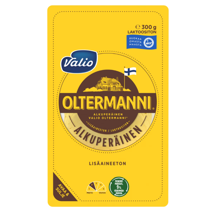Valio Oltermanni Kermajuustoviipaleet Laktoositon 300g - Edam-juustot - 16420 - 1