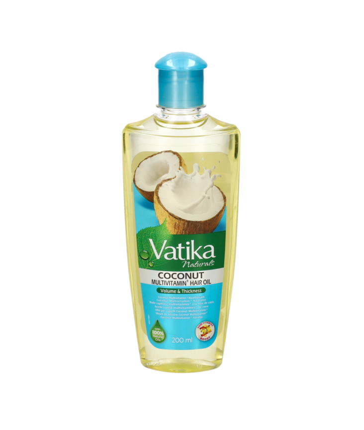 Vatika Naturals Multivitamin + Coconut Hair Oil/ Kookos hiusöljy 200ml - Kosmetiikka - 12290 - 1