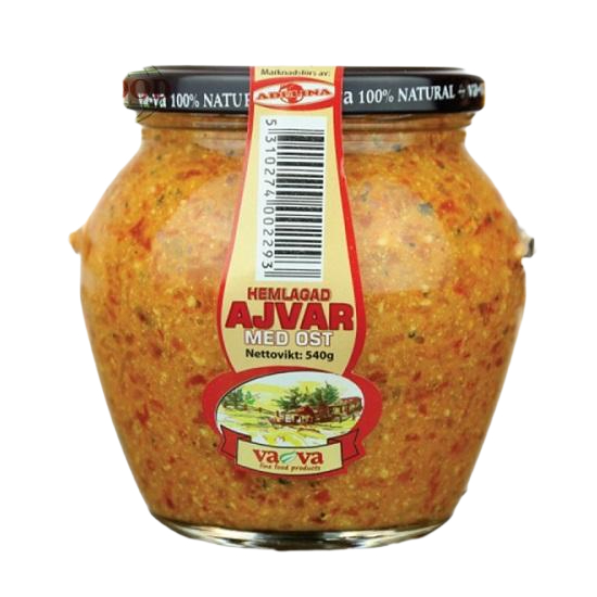Vava Ajvar Mild/ Mieto 550g - Tomaatti- ja paprikasäilykkeet - 17570 - 1