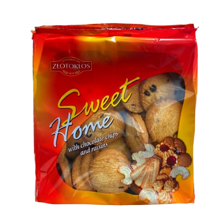 Zlotoklos Crispy cookies with chocolate/ Keksi Suklaalla 400g - Täytekeksit ja vohvelit - 19770 - 1