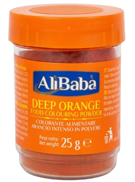 Alibaba Orange Food Colour / Ruokaväri Oranssi 25g - Elintarvikevärit - 20461 - 1