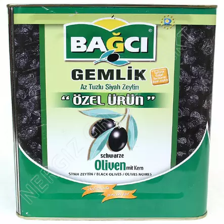 Bagci Özel Zeytin Siyah / Oliivi Musta 9kg TNK - Oliivisäilykkeet - 621 - 1