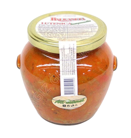 Balkaneta Lutenica Anfora 580g - Tomaatti- ja paprikasäilykkeet - 13521 - 1