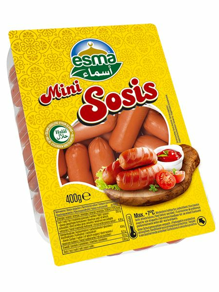 Esma Mini Sosis Kananmakkara 400g - Kana leikkeleet ja makkarat - 18501 - 1